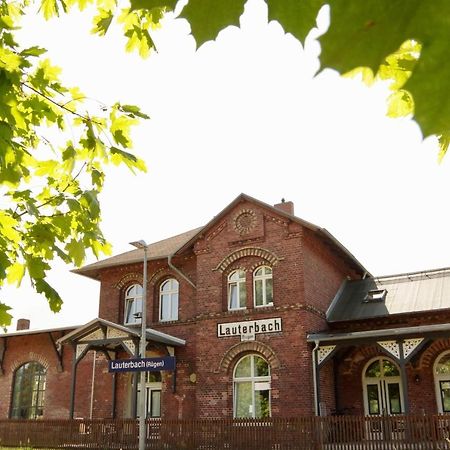Apartmán Urlaubsbahnhof-Stellwerk Lauterbach  Exteriér fotografie