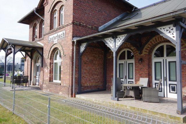 Apartmán Urlaubsbahnhof-Stellwerk Lauterbach  Exteriér fotografie