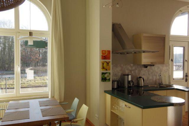 Apartmán Urlaubsbahnhof-Stellwerk Lauterbach  Exteriér fotografie